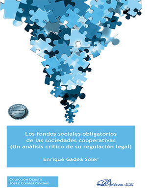 cover image of Los fondos sociales obligatorios de las sociedades cooperativas